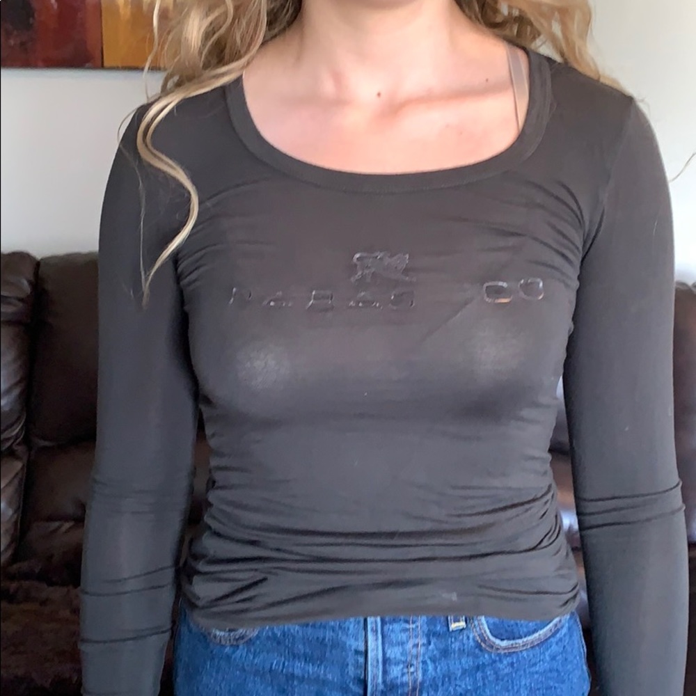 Dark green long sleeve shirt